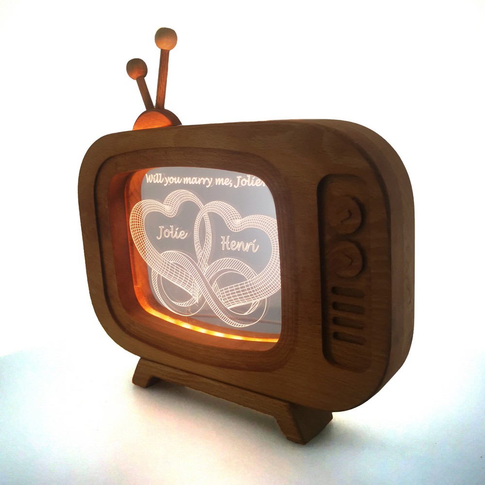 Custom Christmas 3D Night Light Gift