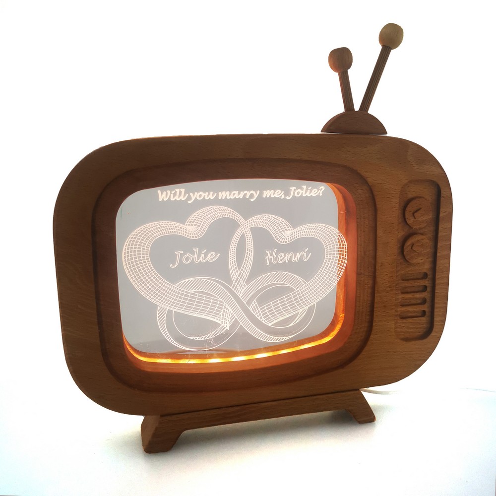 Custom Christmas 3D Night Light Gift