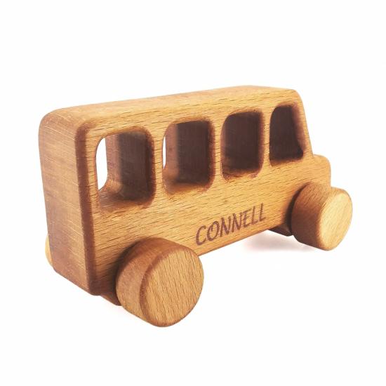 Wooden Toy Minibus
