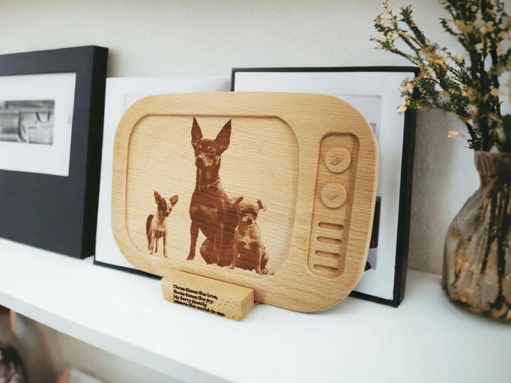 Personalized Dog Memorial Portrait 