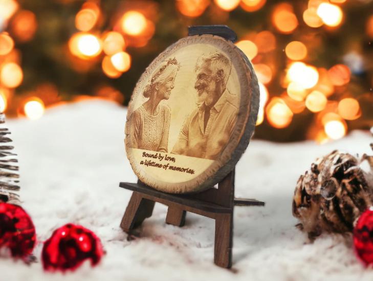 Custom Engraved Photo on Wood 
