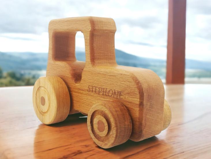 Personalized Toy Tractor Farm Vehicle Set 