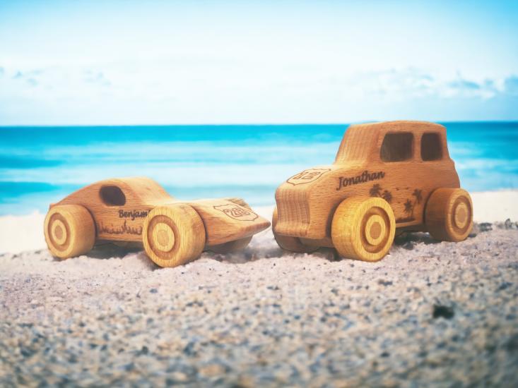 Personalized Toy Racing Cars Set as Christmas Gift