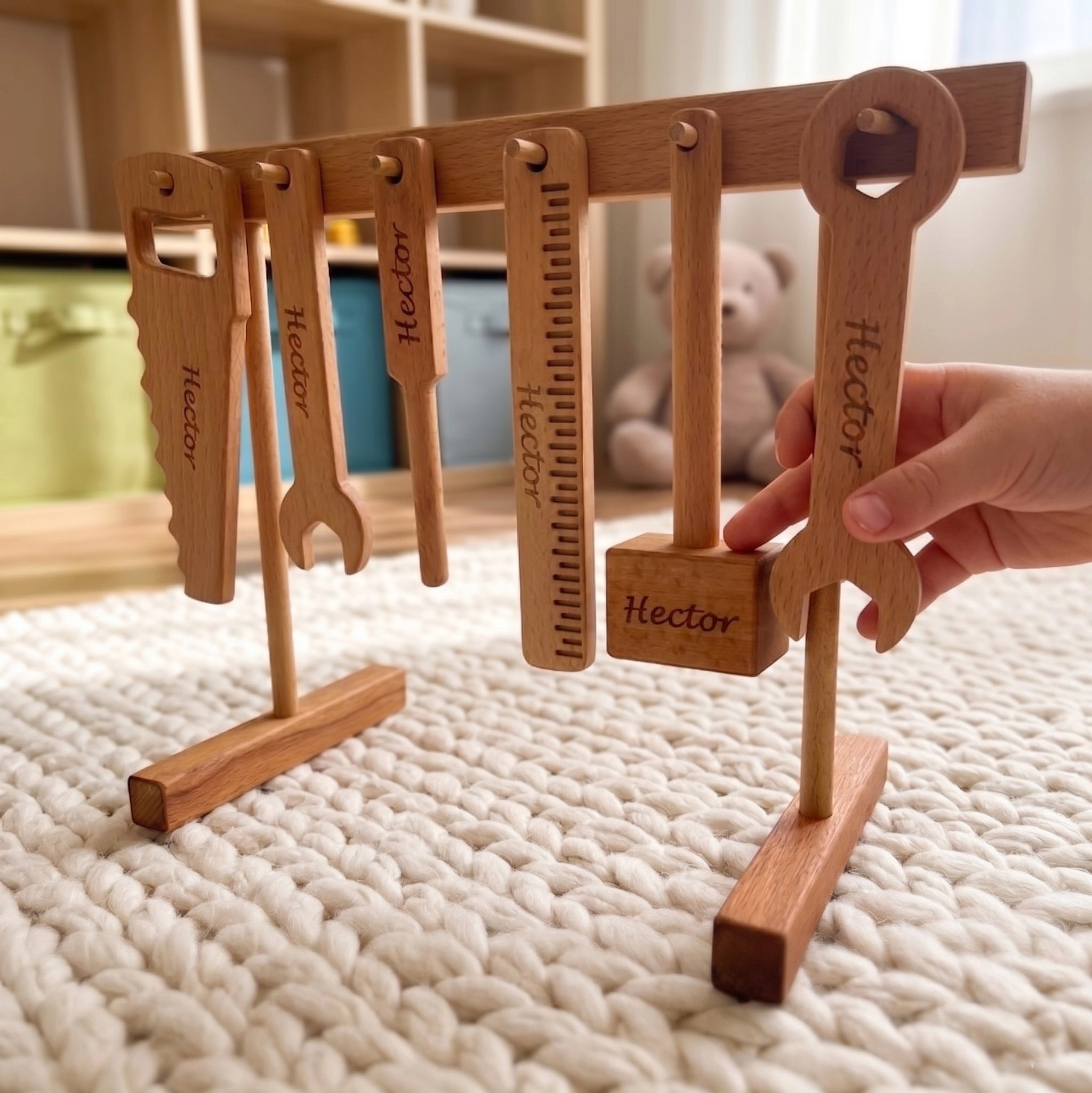 Wooden Tool Set For Kids