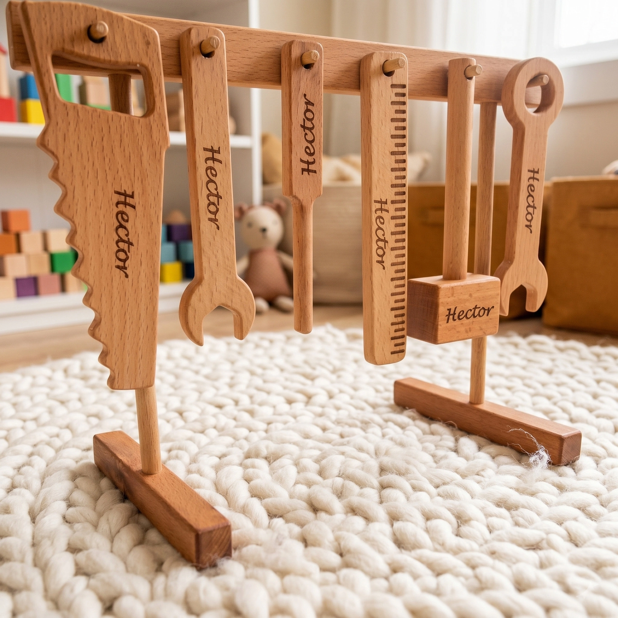 Wooden Tool Set For Kids