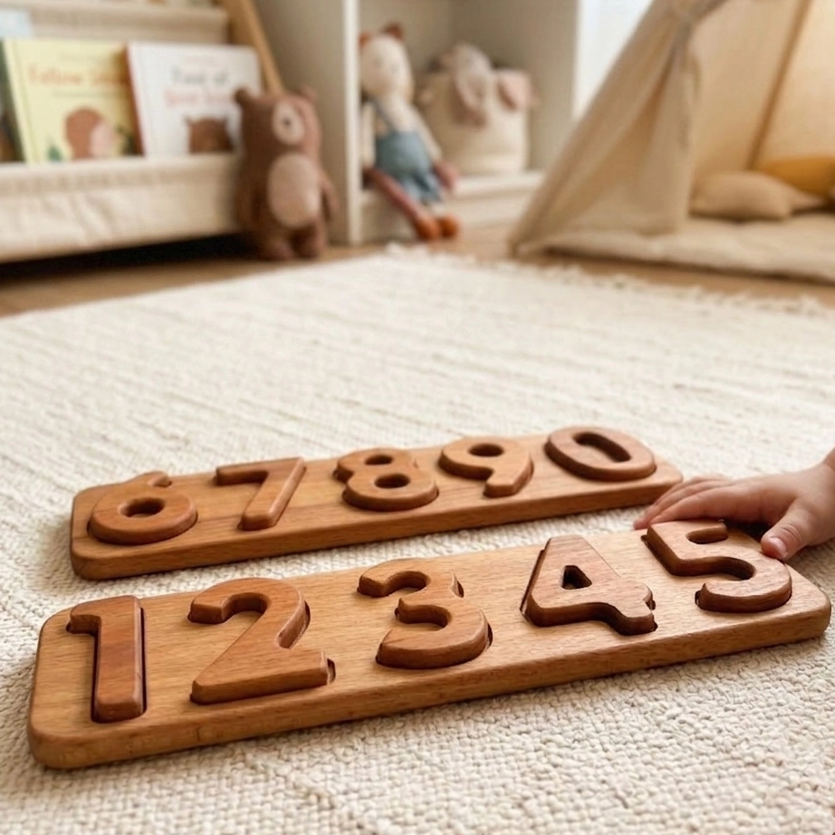 Montessori Numbers Wooden Puzzle
